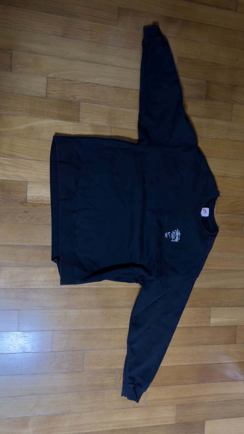 나이키 x 스투시 NRG ZR 플리스 크루넥 블랙 상품이미지2