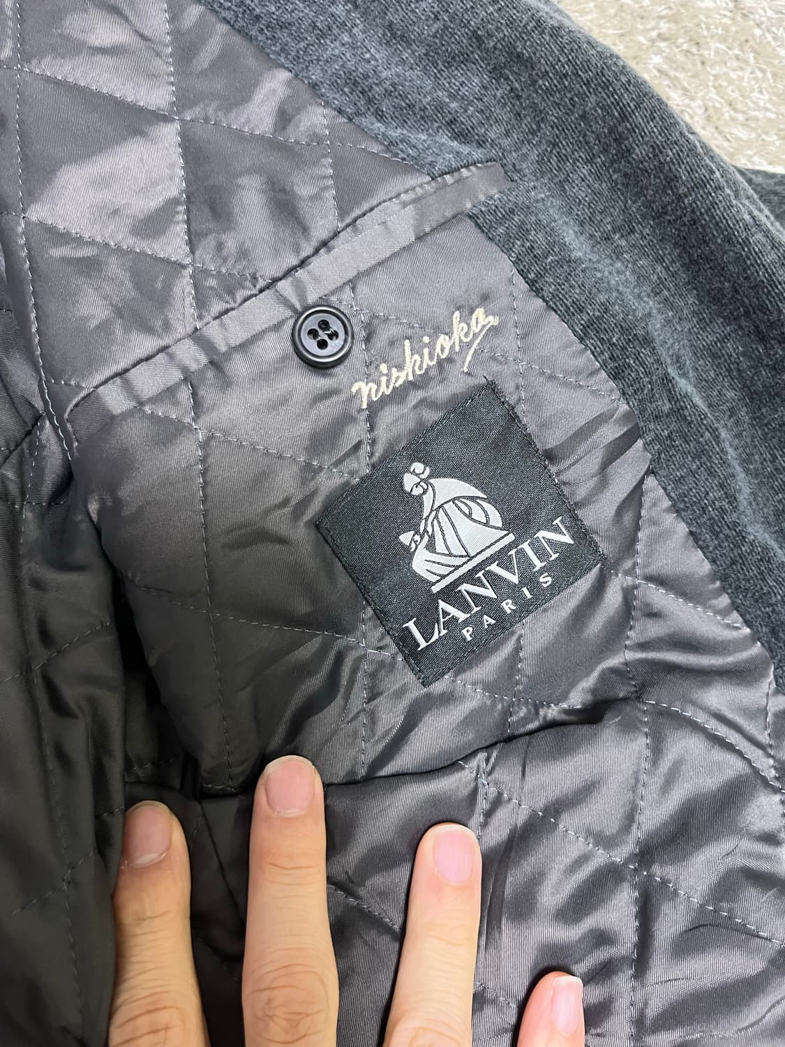 랑방 누빔 코트 사이즈 105~ 110 상품이미지4