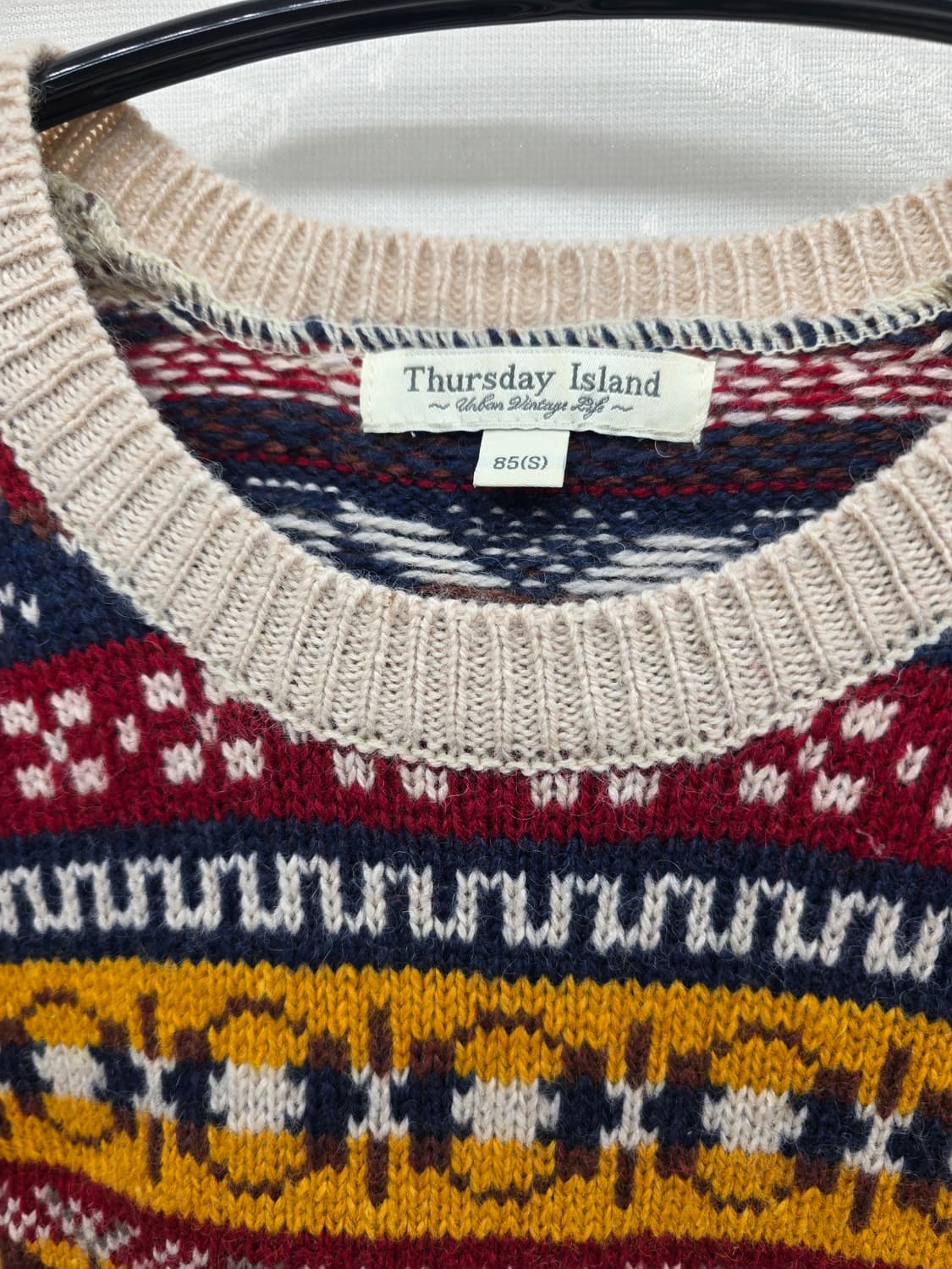 Thursday Island 패턴 니트 스웨터 상품이미지5
