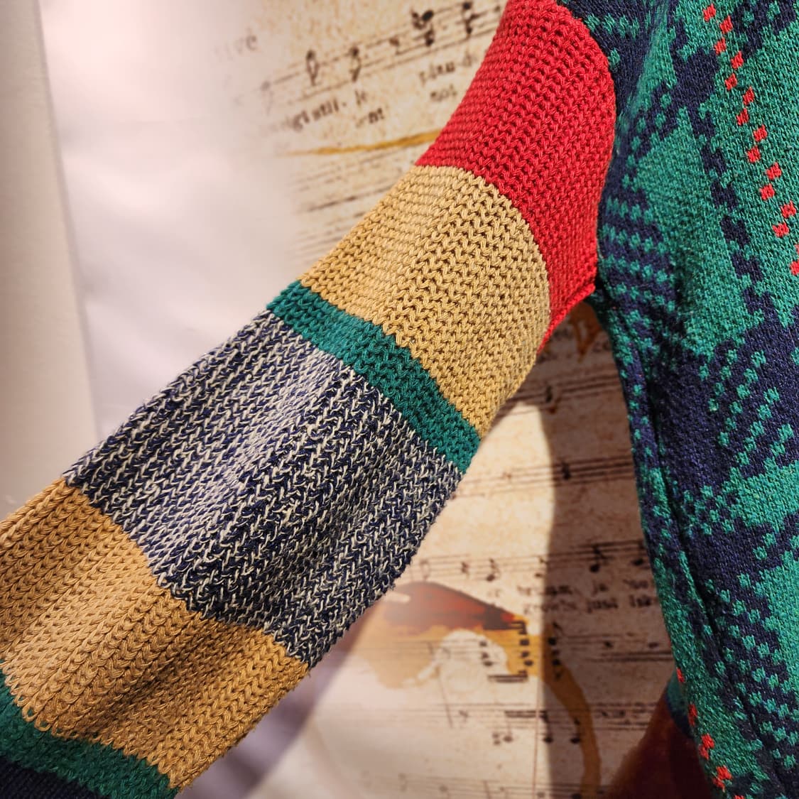 크리스마스 분위기 니트가디건  상품이미지3