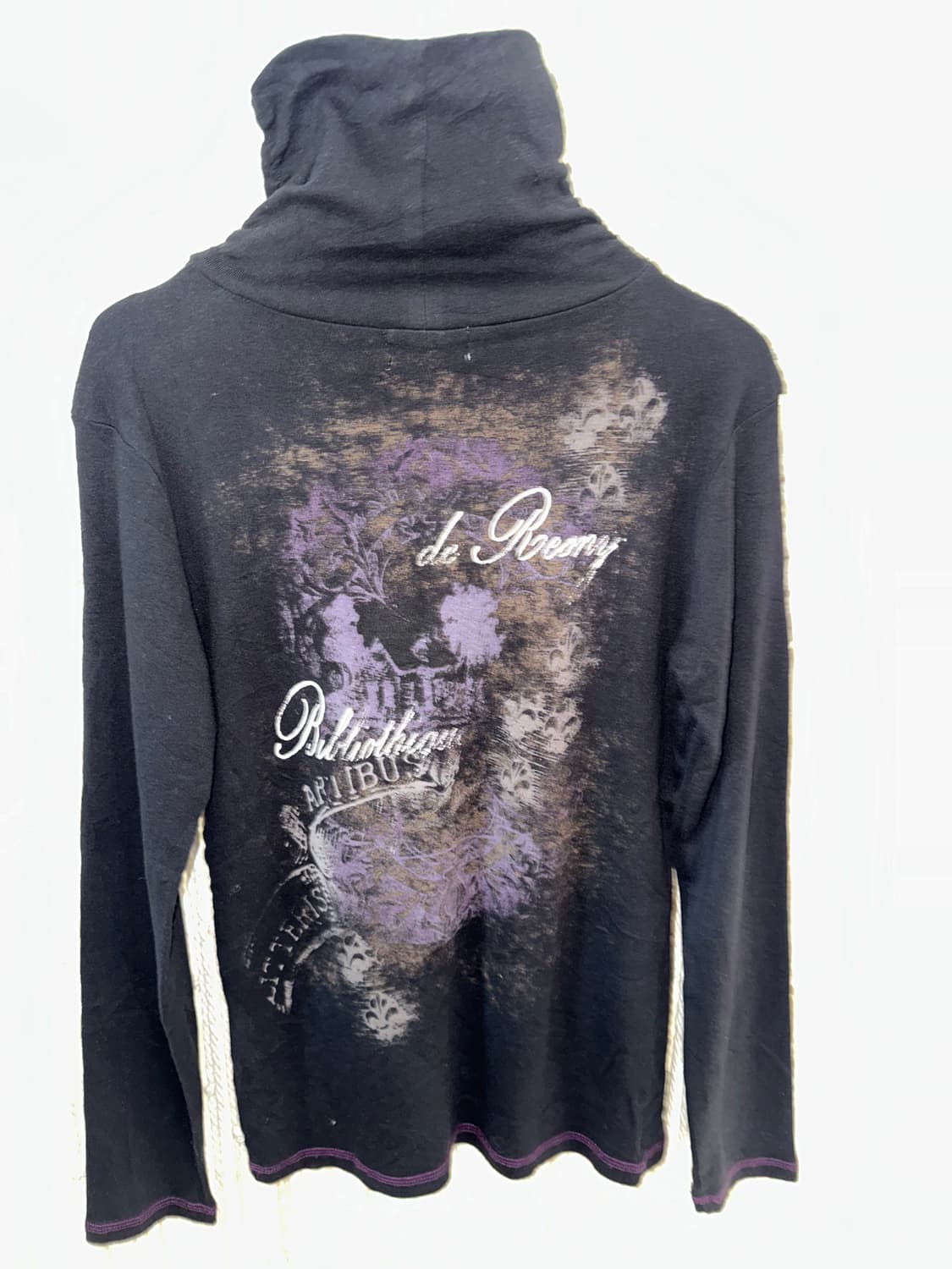 프린팅 터틀넥 티셔츠 상품이미지5