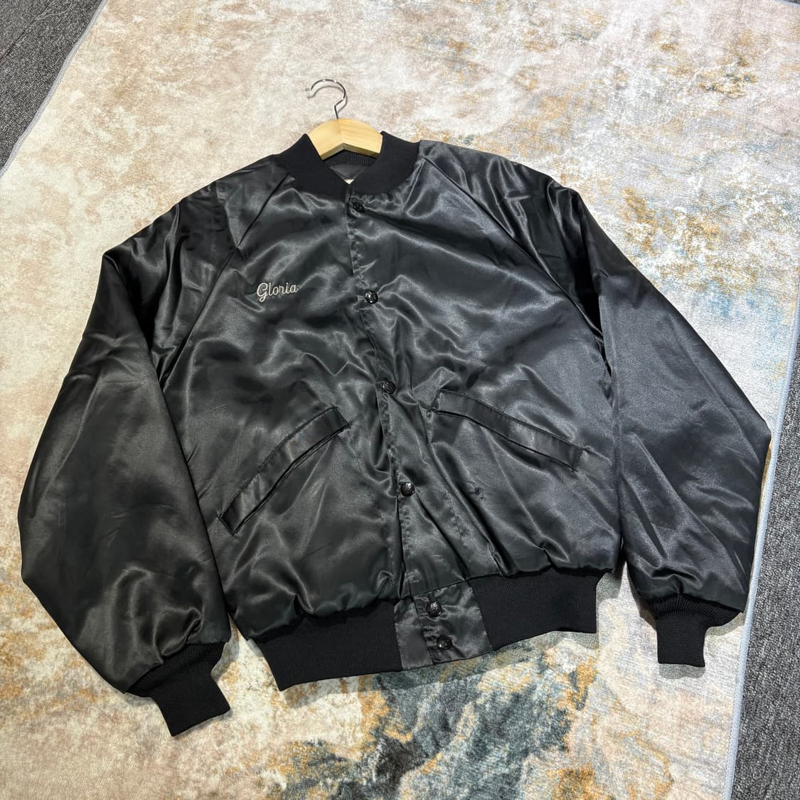 king Louie USA빈티지 자수 바시티봄버자켓 상품이미지2