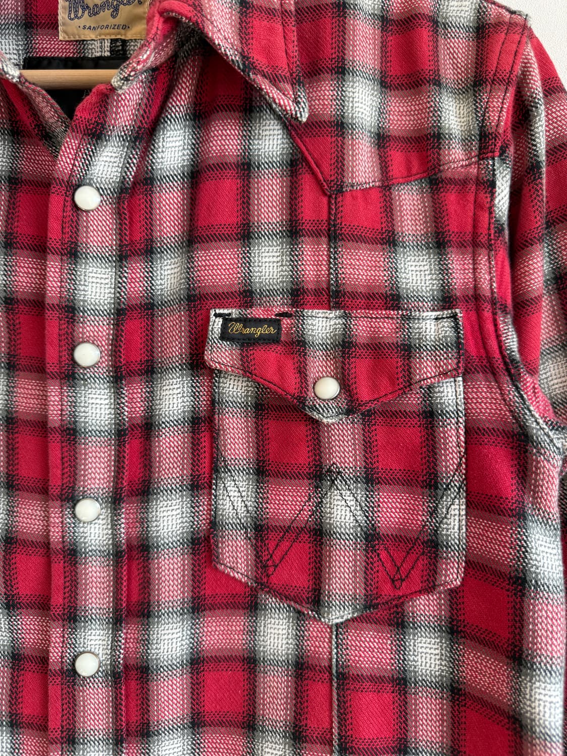 AKM X Wrangler 웨스턴 체크 셔츠 상품이미지3