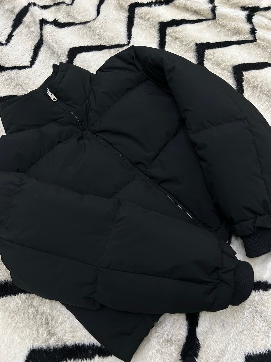 [S]라퍼지 포 우먼 덕다운 숏 패딩/블랙 상품이미지1