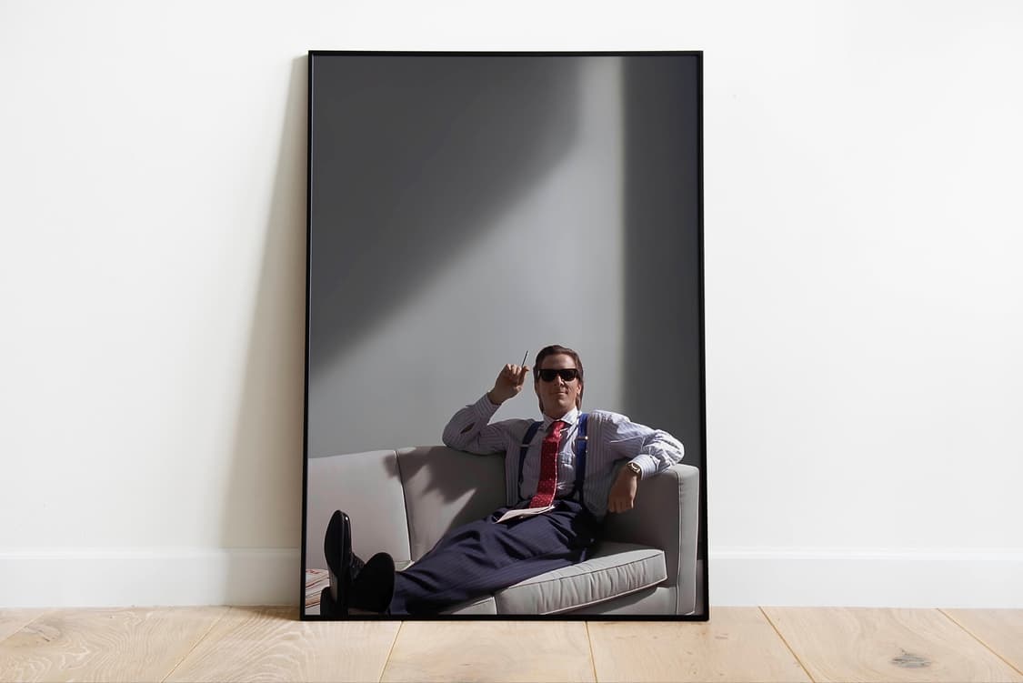 아메리칸싸이코 영화 액자 50x70cm 인테리어 소품 상품이미지3