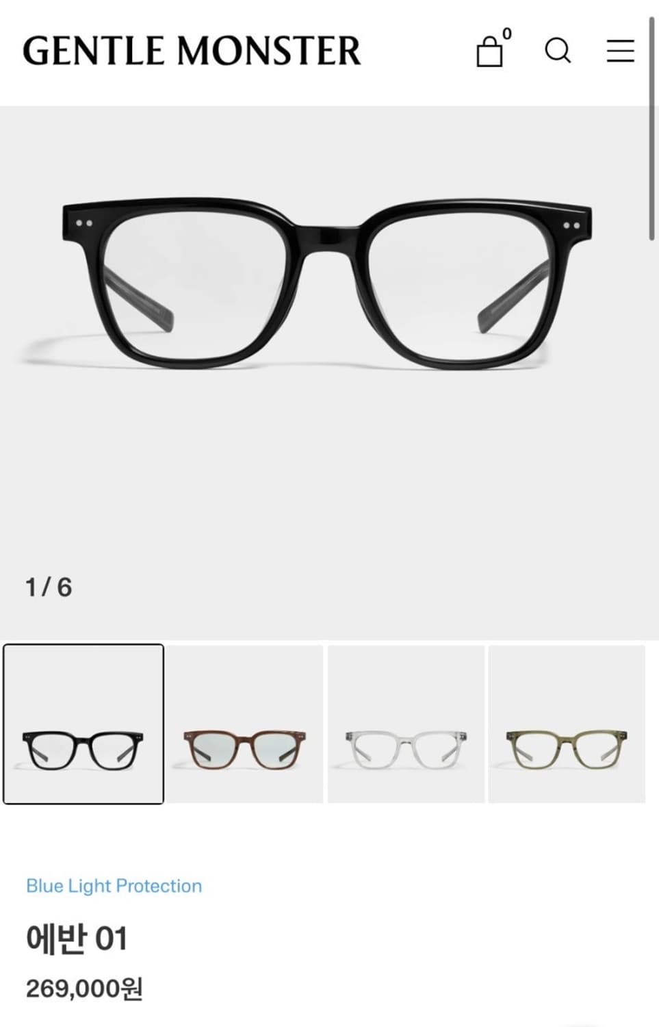 젠틀몬스터 에반 01 상품이미지8