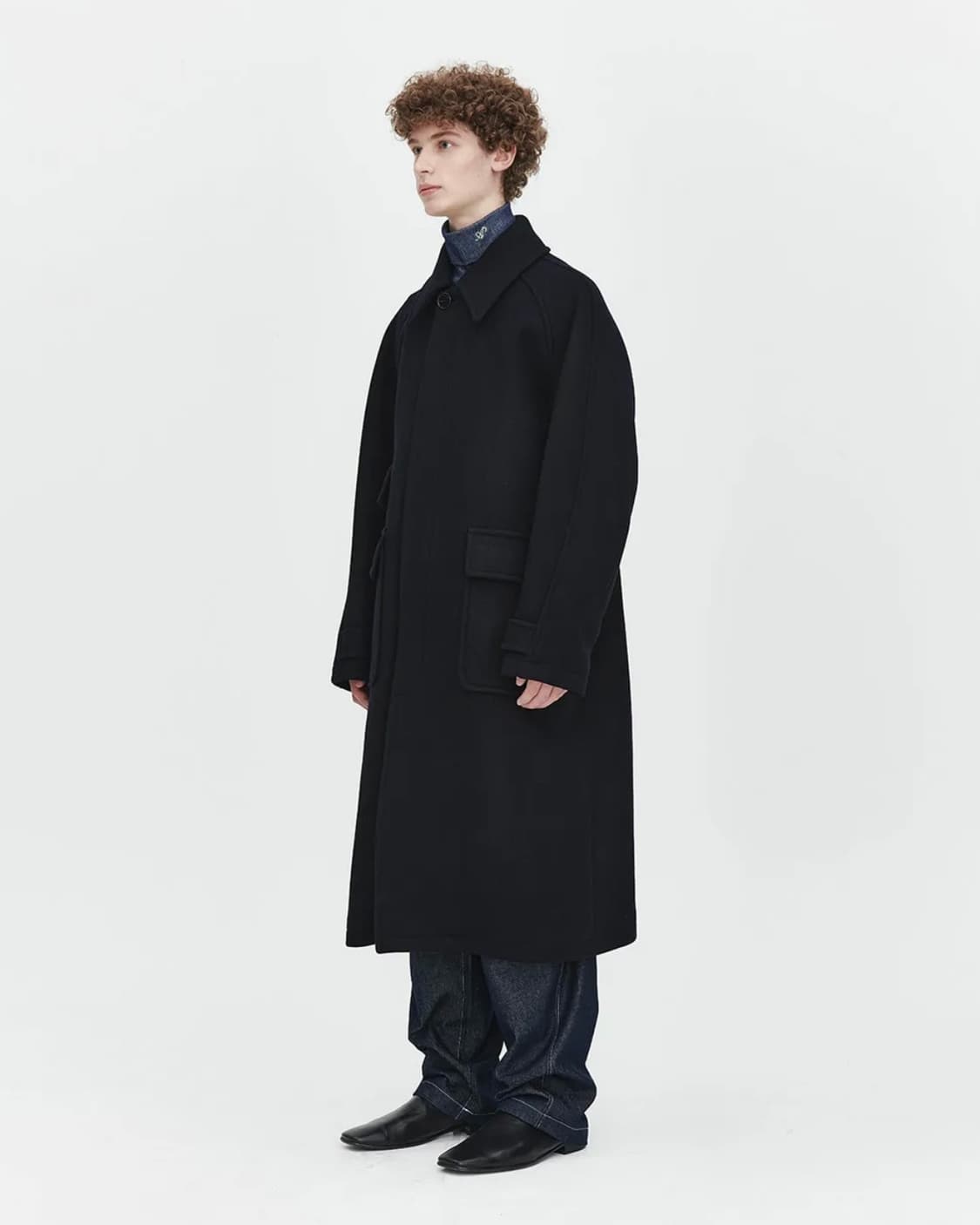 애프터프레이 투어리스트 발마칸 코트 네이비 L 상품이미지5