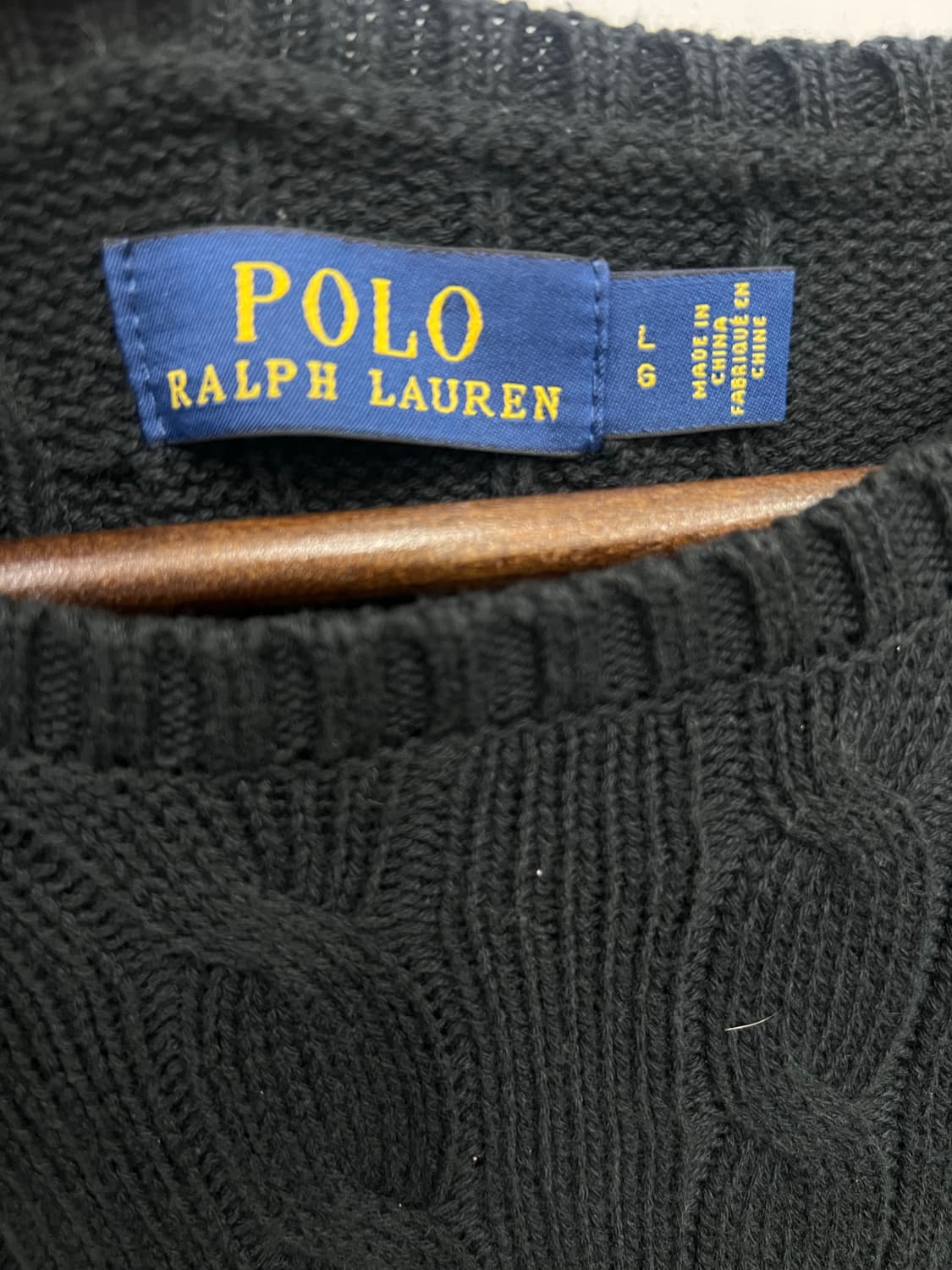 폴로 블랙 니트  상품이미지2