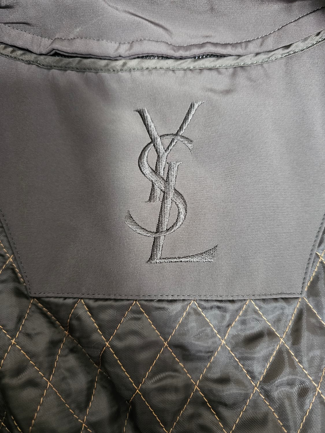 입생로랑 브라운 누빔점퍼 자켓 95 (100까지가능) 상품이미지3