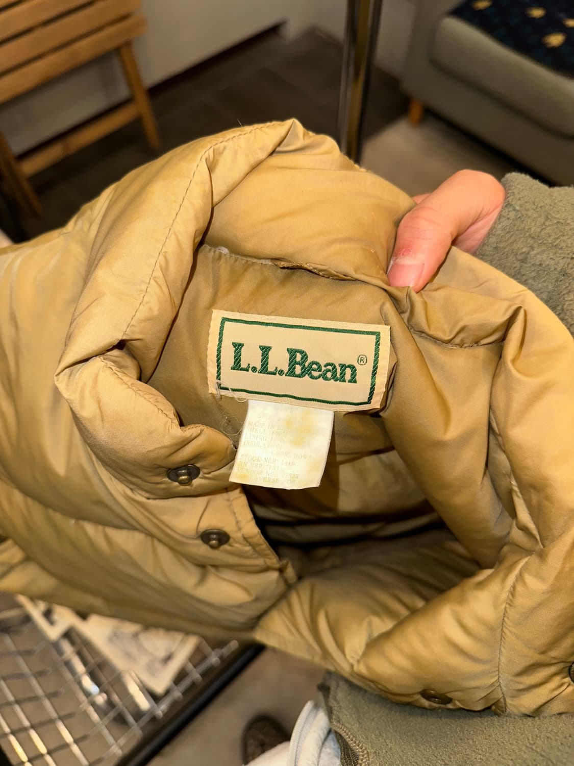 90’s LL Bean goose down padded vest  상품이미지10