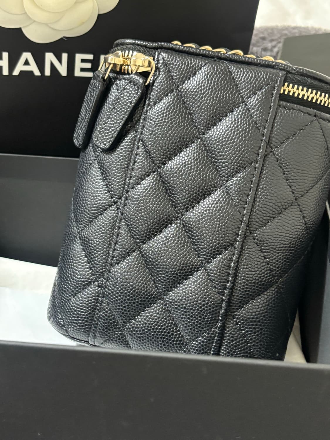 샤넬 캐비어 미니베니티 샴골 (정품) 상품이미지7