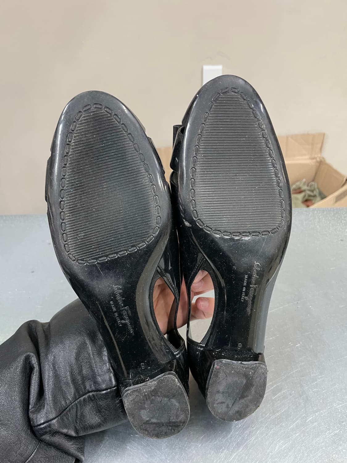 페라가모 바라 보우 젤리 플랫슈즈 UK6 (gr-3997) 상품이미지6