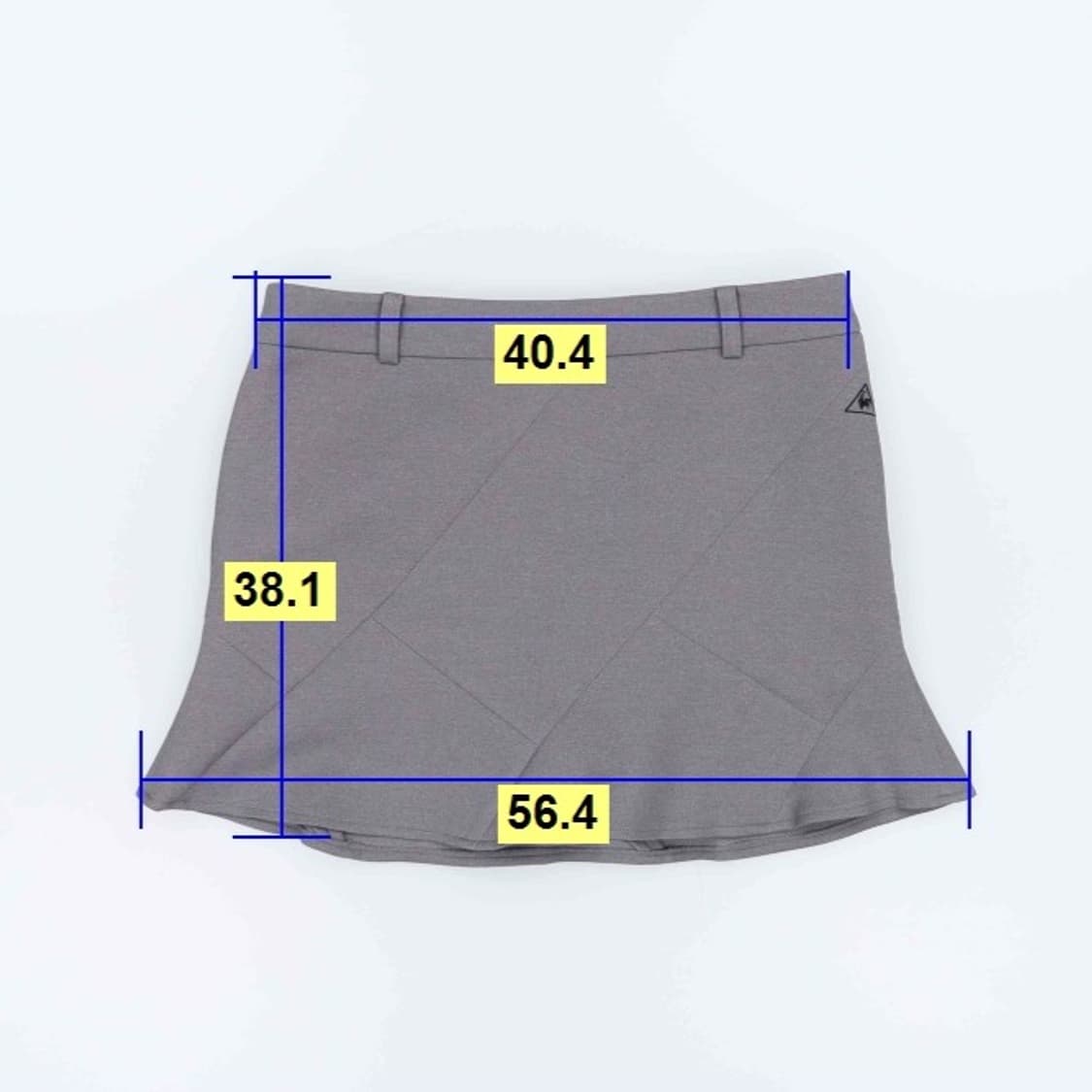 [77] 르꼬끄 골프 여성 큐롯 치마 스커트 회색 4123 상품이미지8
