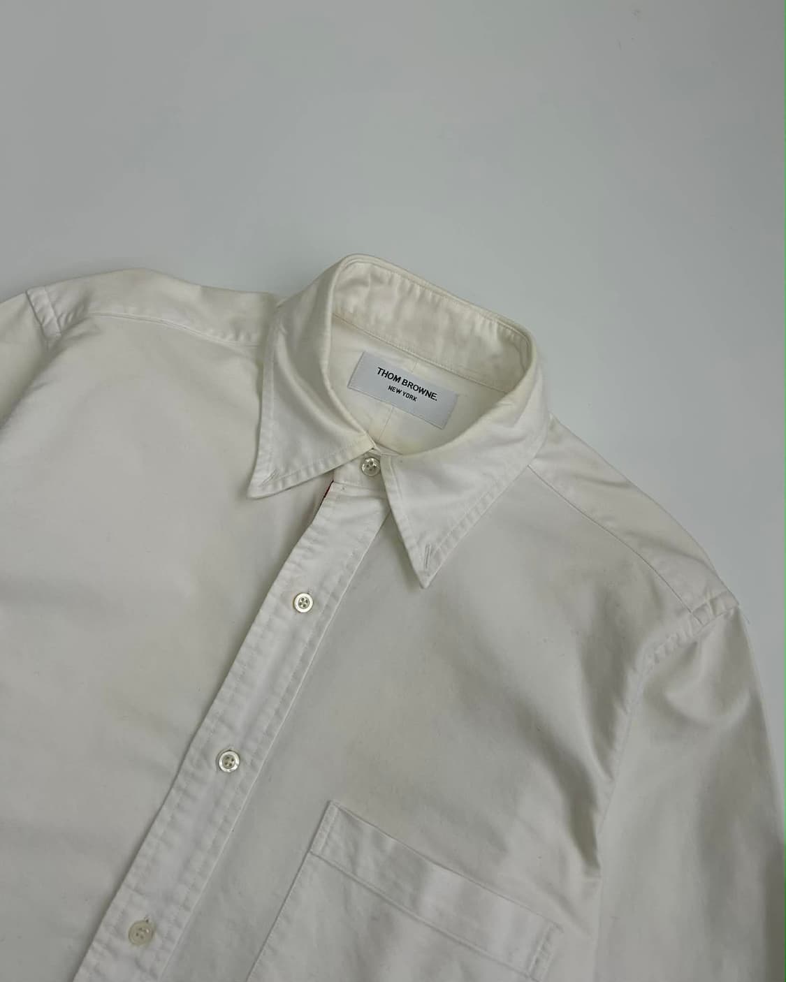 [2] 톰브라운 화이트 옥스포드 셔츠 상품이미지4