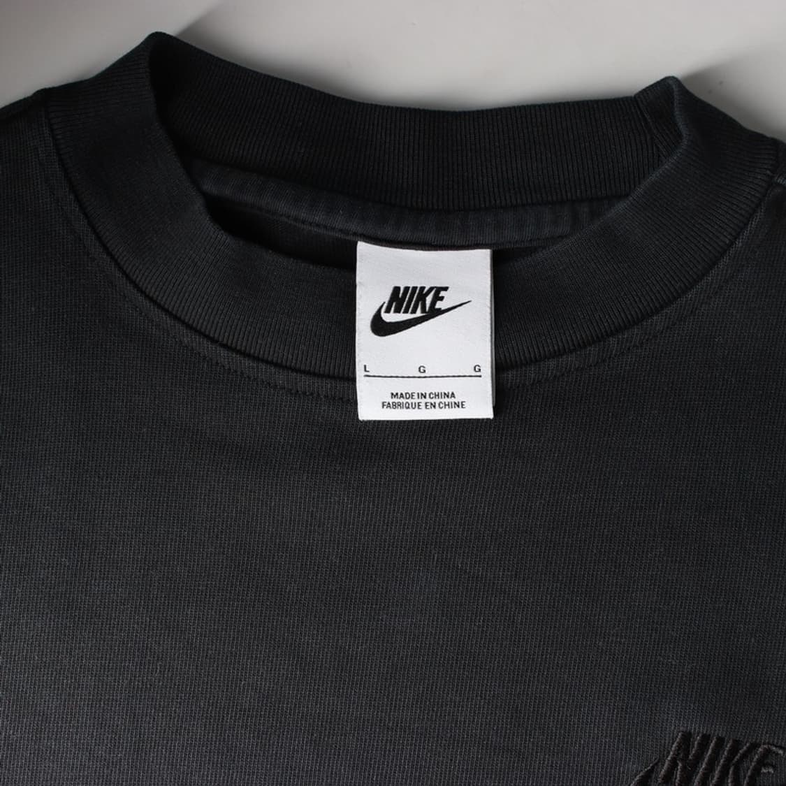 나이키 우먼스 에센셜 크롭 티셔츠 블랙 L 상품이미지5