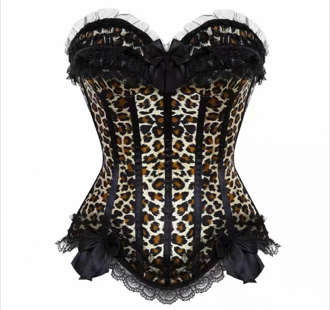새제품) 레오파드 코르셋 상품이미지1
