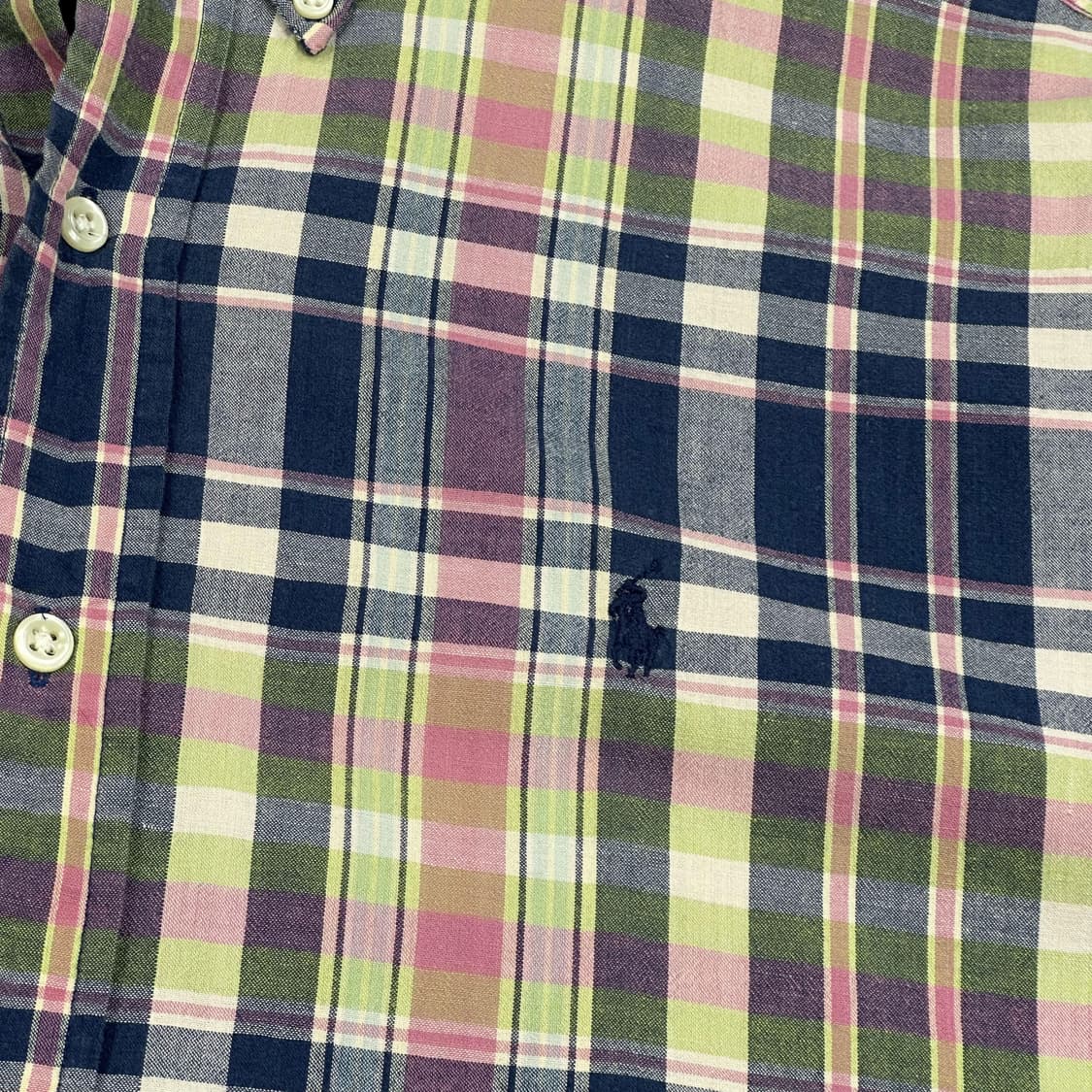 폴로 랄프로렌 클래식 블레이크 코튼 플란넬 체크셔츠 L 상품이미지3