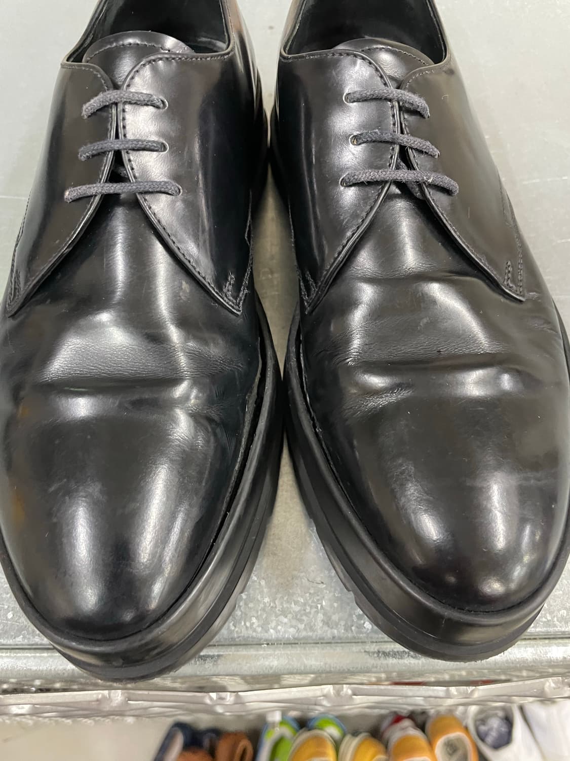 프라다 레더 로퍼 블랙 5 상품이미지9