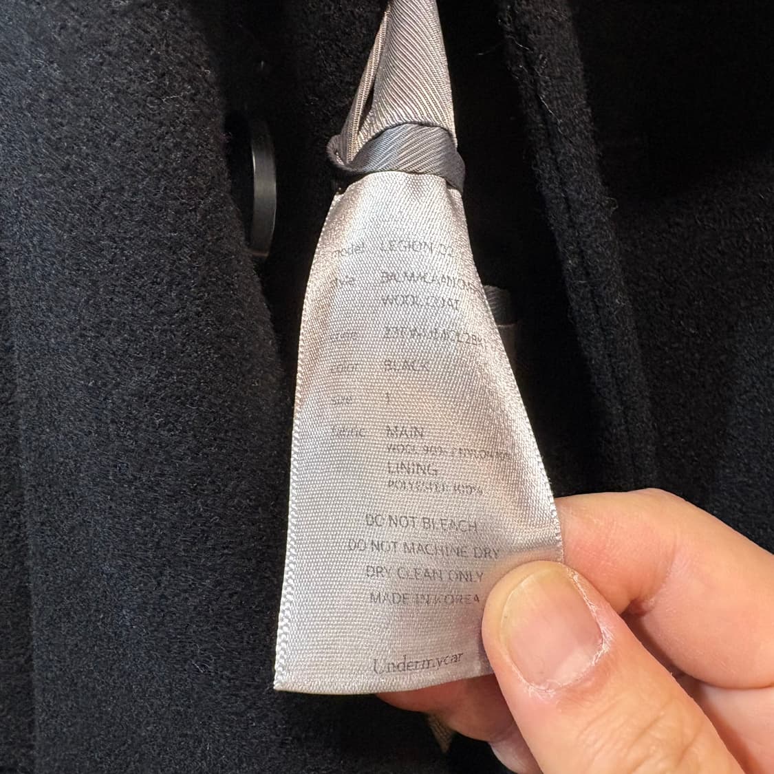 [1] UNDERMYCAR 언더마이카 발마칸 코트  상품이미지6