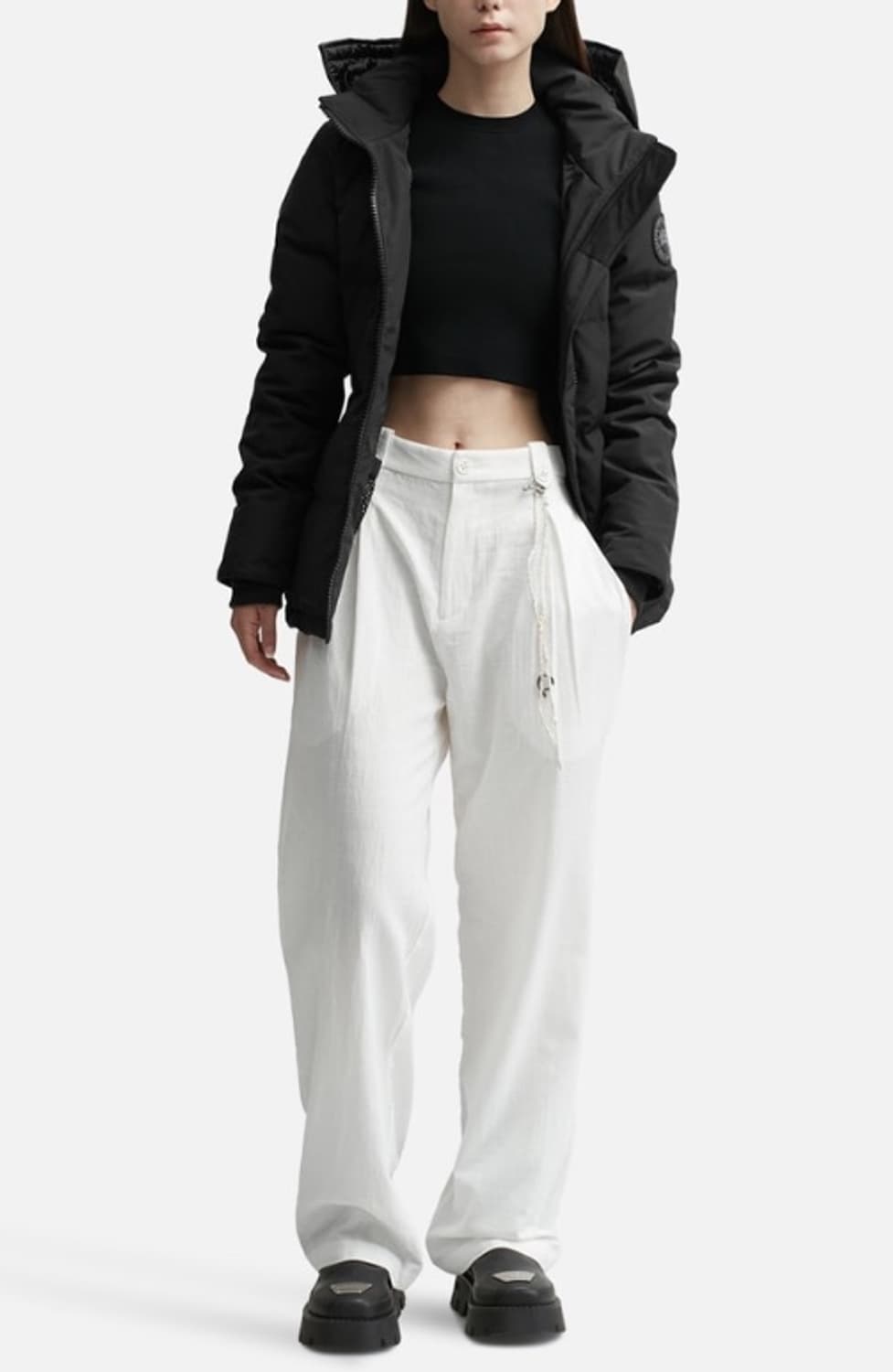 캐나다구스 첼시 파카 블랙 라벨 (Black)-M size 상품이미지5