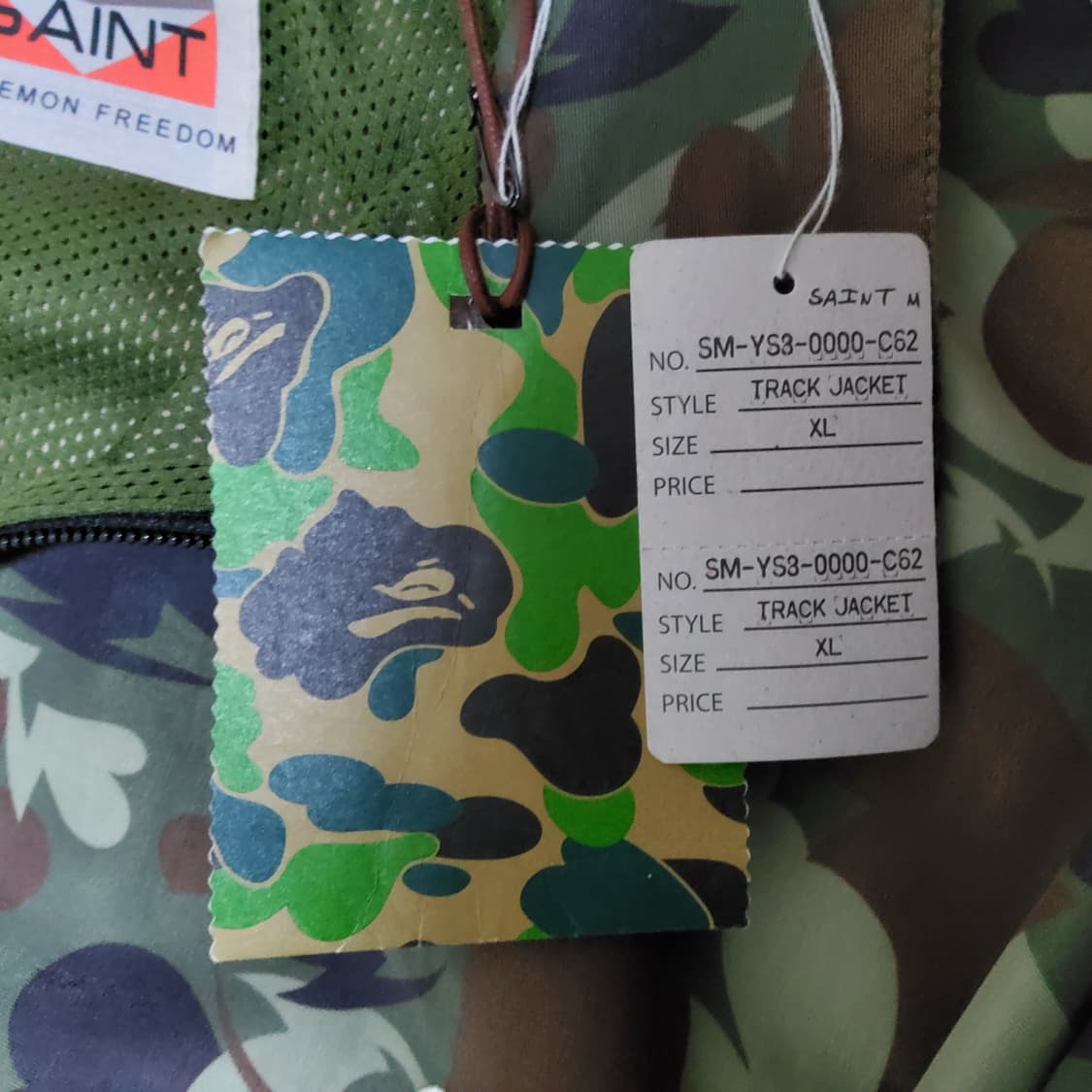 [판매] 베이프 세인트미카엘 BAPE SAINT Mx6 트랙집업 자켓 상품이미지6