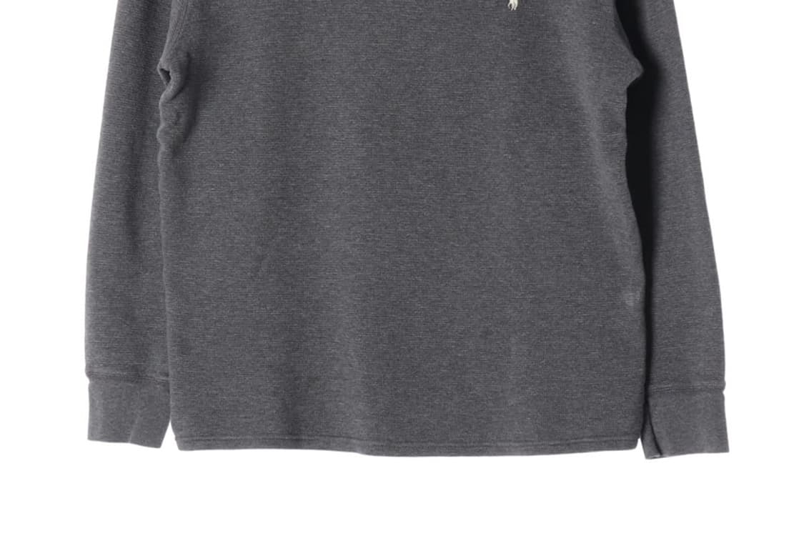 폴로 랄프로렌 와플 와이드 리브 롱슬리브 티셔츠 챠콜 M 상품이미지4