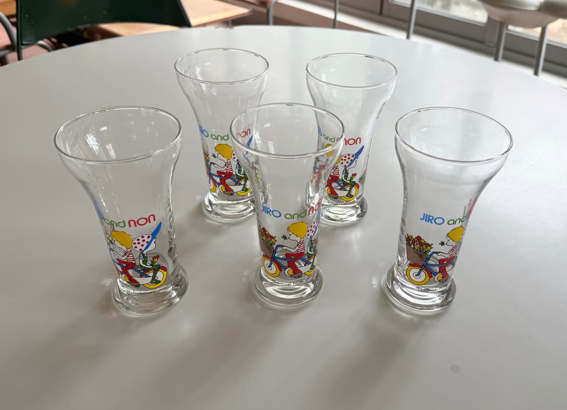 70-80s JIRO and non 빈티지 컵 5p 일괄  상품이미지1