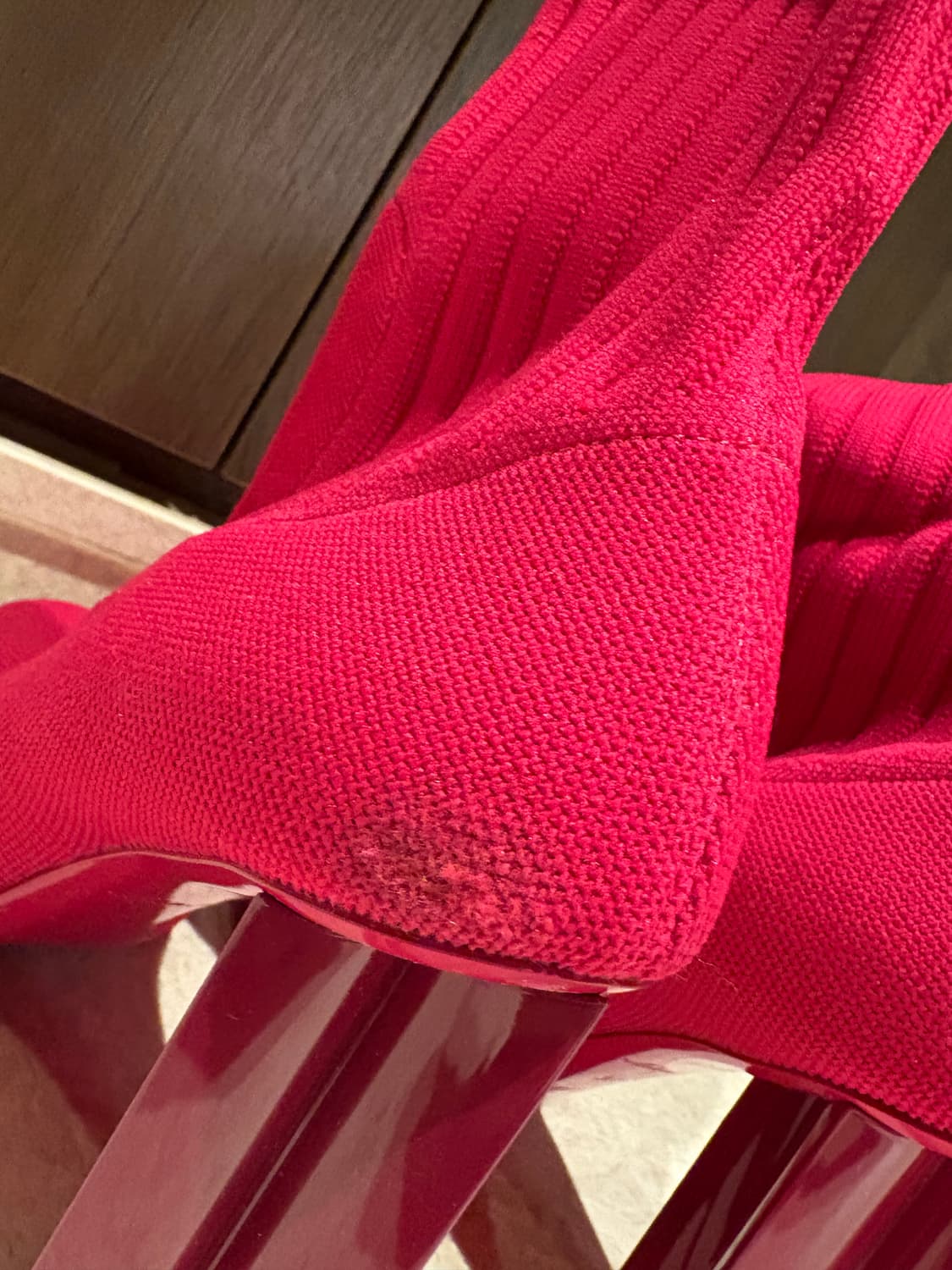 루이비통 LV 삭스 앵클 부츠 핫핑크 37 상품이미지4