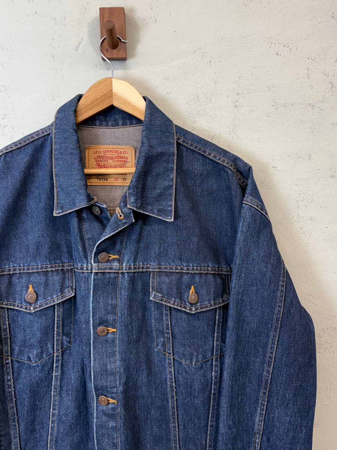 리바이스 빈티지 70748 데님 트러커 자켓 상품이미지3
