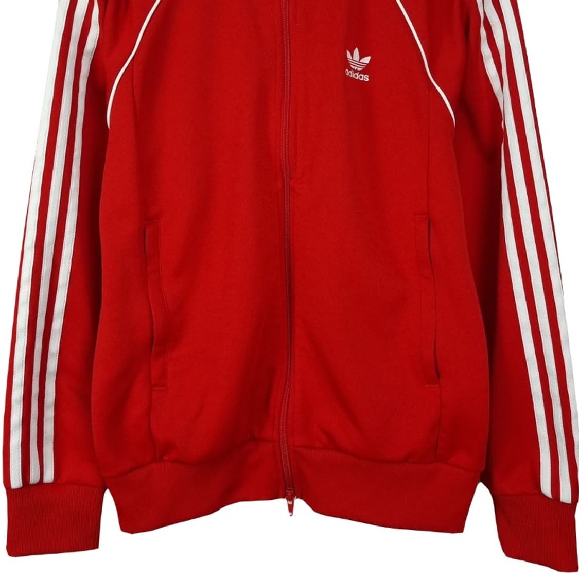 [아디다스] 슈퍼스터 져지 트랙탑 집업 자켓 레드 M18782 상품이미지5