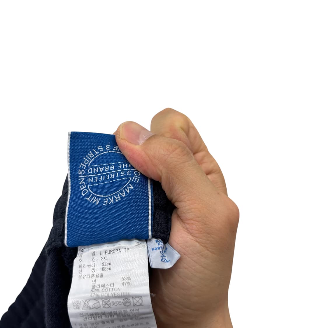 아디다스 유로파 트랙 팬츠 네이비 상품이미지4