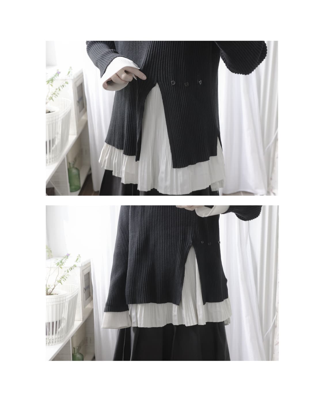 Layered frill knit 상품이미지5
