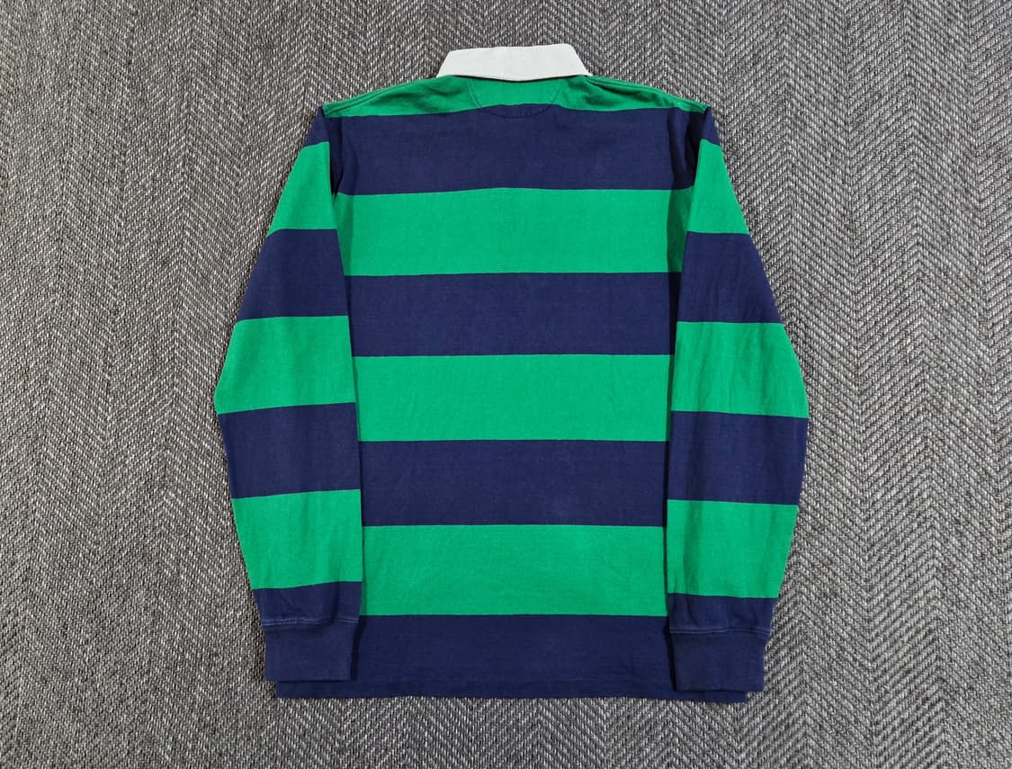 신형 QR 폴로 랄프로렌 그린 네이비 럭비 셔츠 상품이미지2