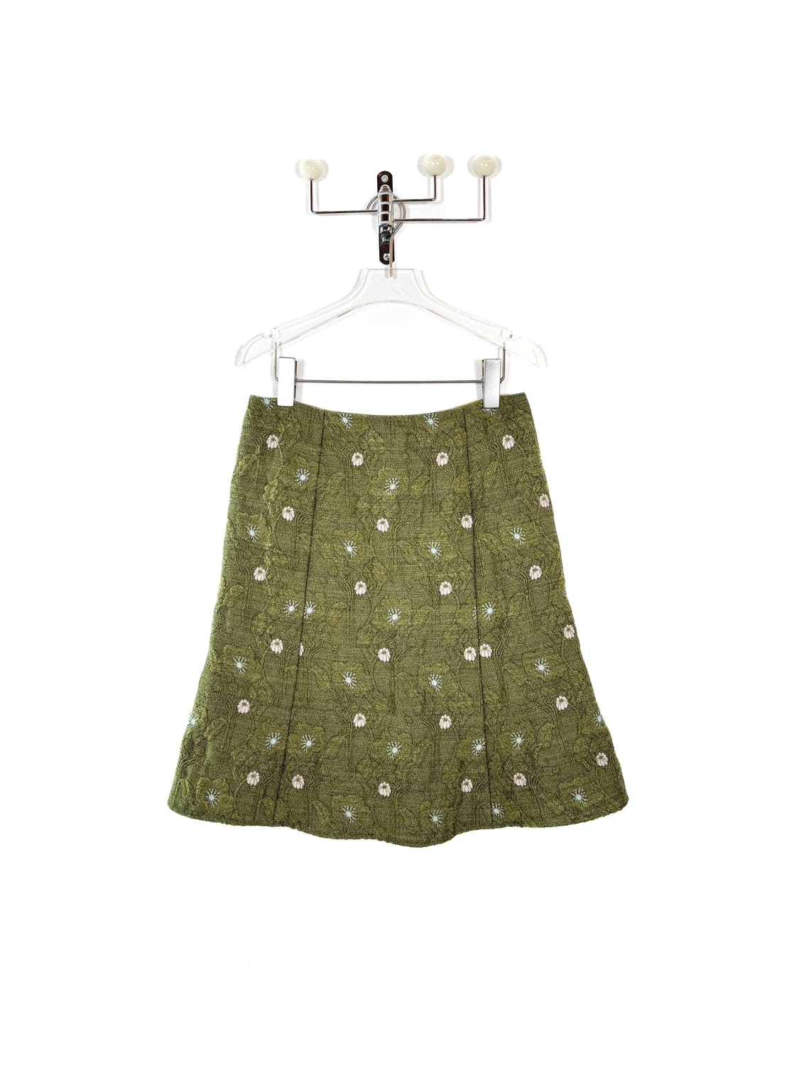 엠포리오 아르마니 플라워 엠보싱 울 스커트 상품이미지1