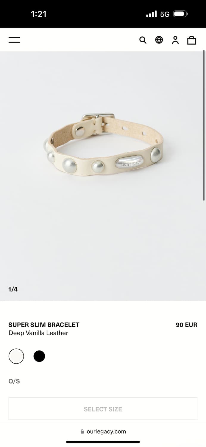 아워레가시 스터드 팔찌 상품이미지2