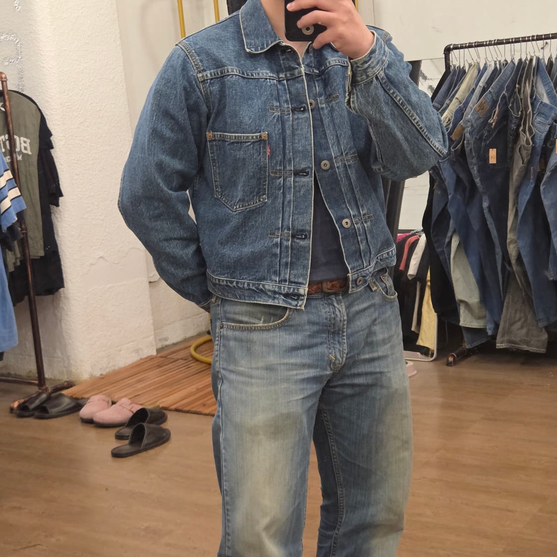 리바이스 90s lvc 1세대 빅E 71506 데님자켓 38사이즈 상품이미지6