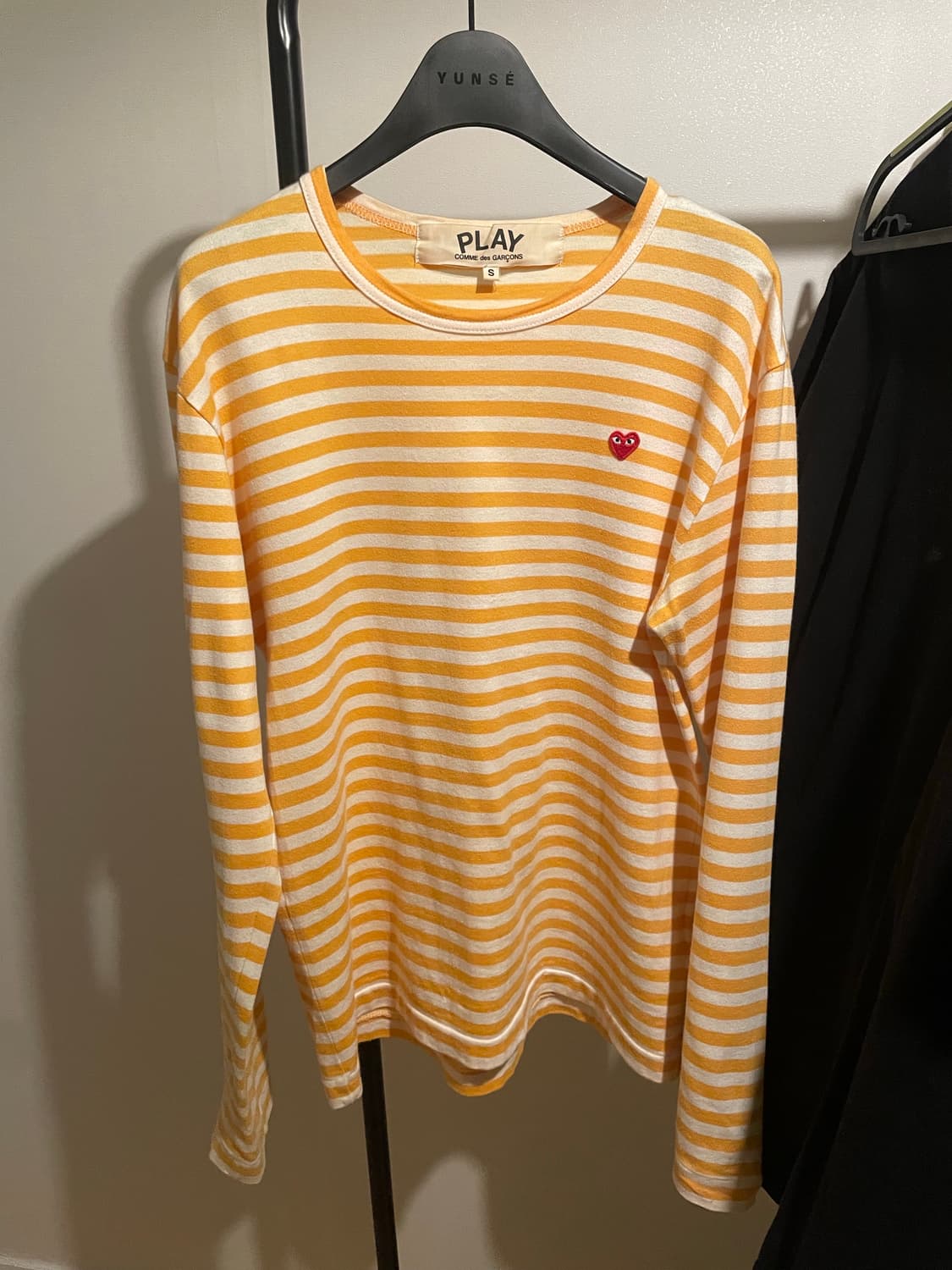 꼼데가르송 스몰로고 스트라이프 티셔츠 상품이미지1