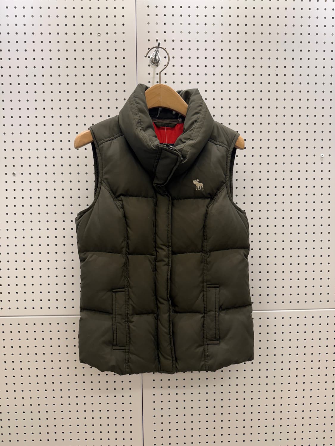 아베크롬비 여성 패딩조끼 카키 U1190 상품이미지2