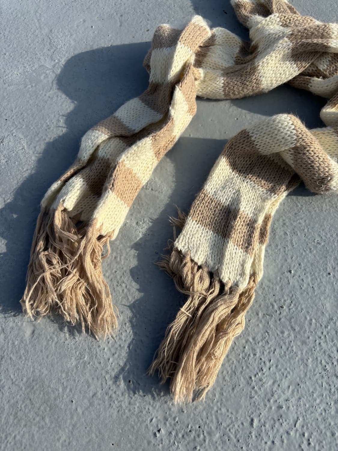14. Beige stripe scarf 2.7 상품이미지5