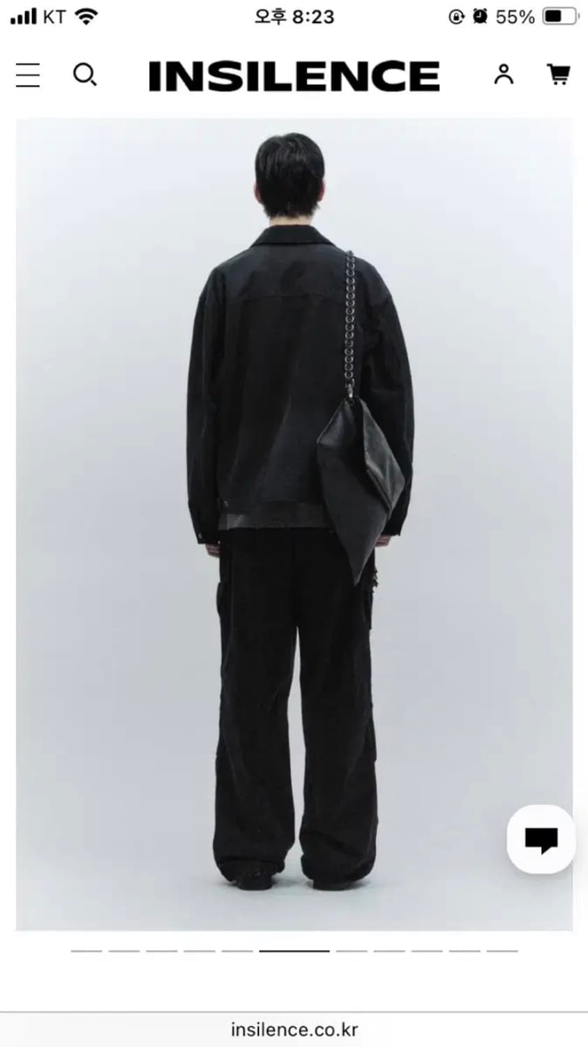 인사일런스 빈티지 워시드 자켓 블랙 S 팝니다 상품이미지5