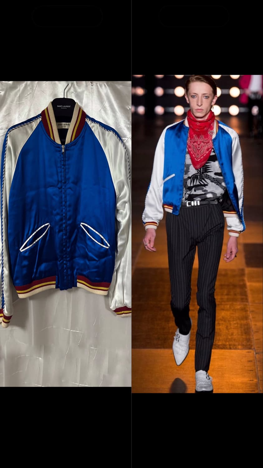 생로랑 SS14 실크 스카잔 상품이미지1