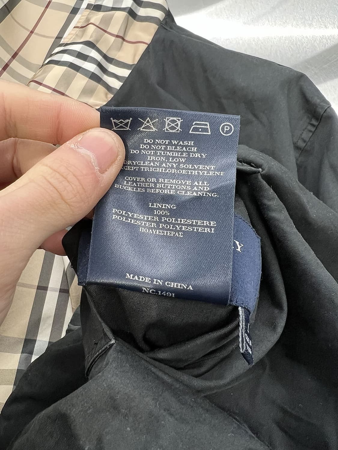 버버리 리버서블 노바 체크 카라 해링턴 자켓 상품이미지9