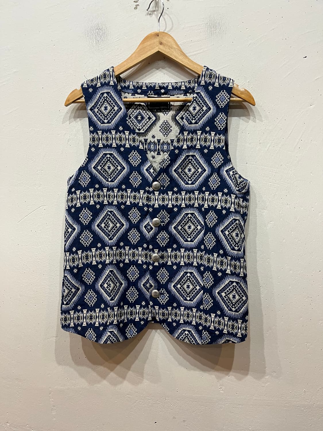 Made in JAPAN 네이티브 나바호 콘쵸 베스트 조끼 상품이미지1