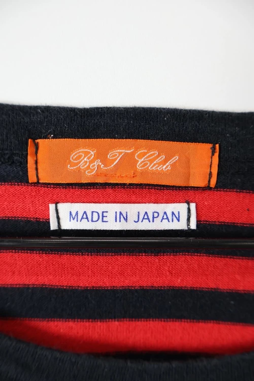 Red Black Stripe Long Sleeve T-shirt 상품이미지5