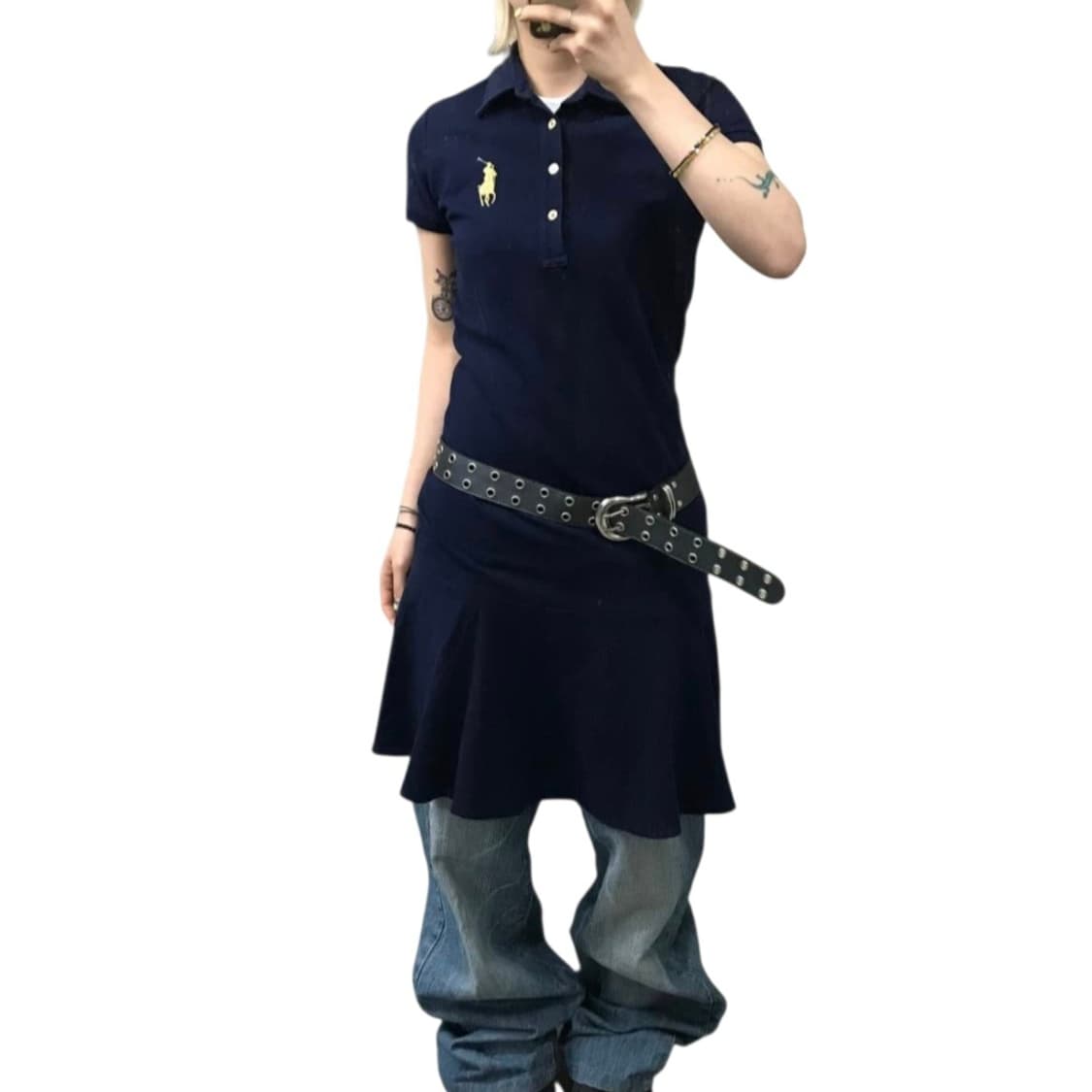 [S] 폴로 랄프로렌 빅포니 PK 프릴 원피스 상품이미지3