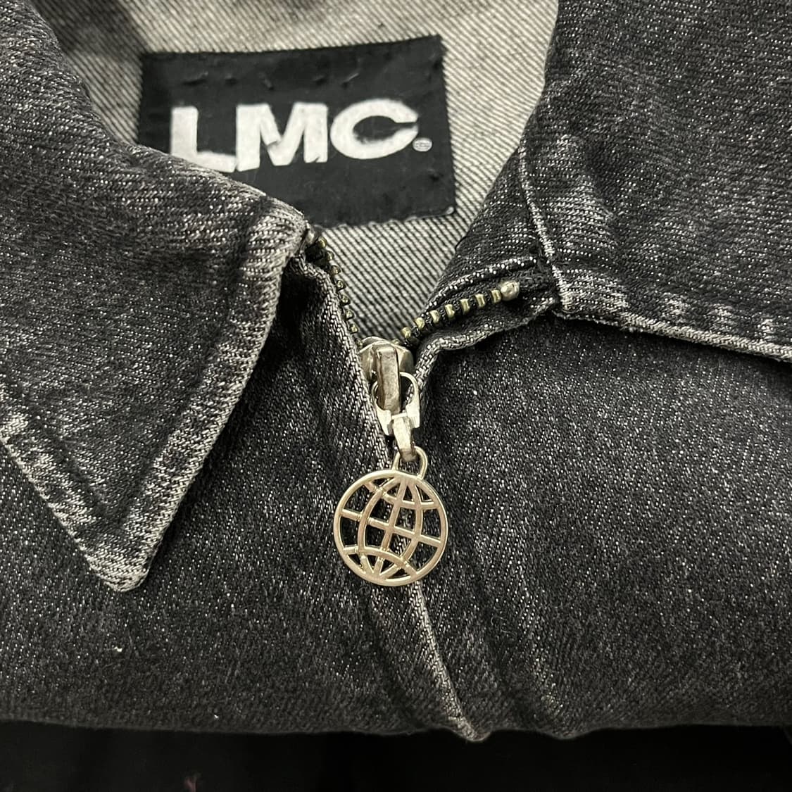 [정품/M] LMC 투웨이 흑청 블루종 자켓 b16 상품이미지5