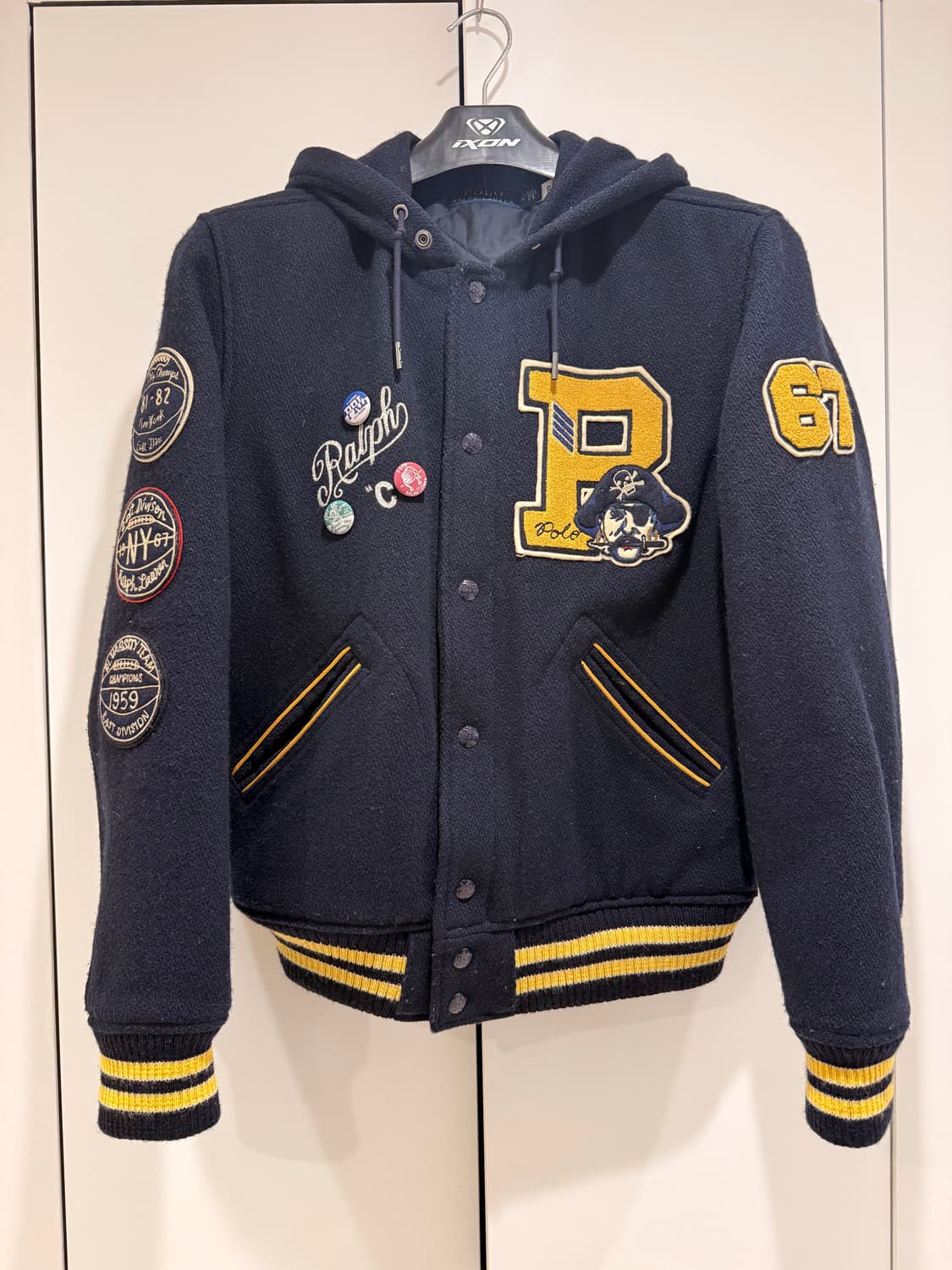 폴로 랄프로렌 울 후드 바시티 스타디움 상품이미지2