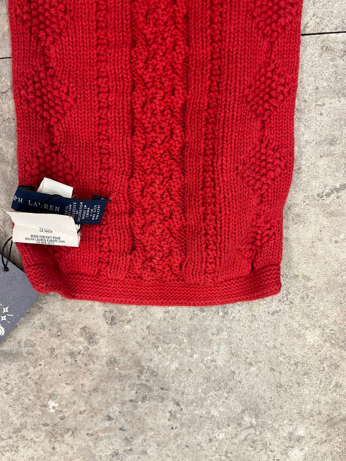 폴로 랄프로렌 머플러 레드 #csz3035 상품이미지10