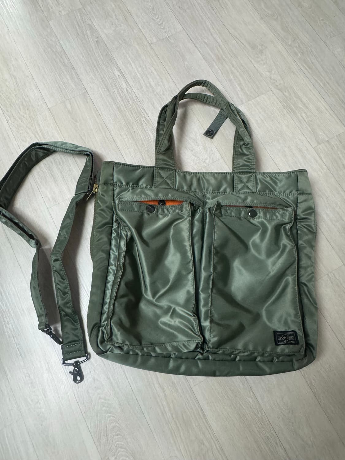 포터 탱커 투웨이 토트백 세이지 그린 상품이미지1