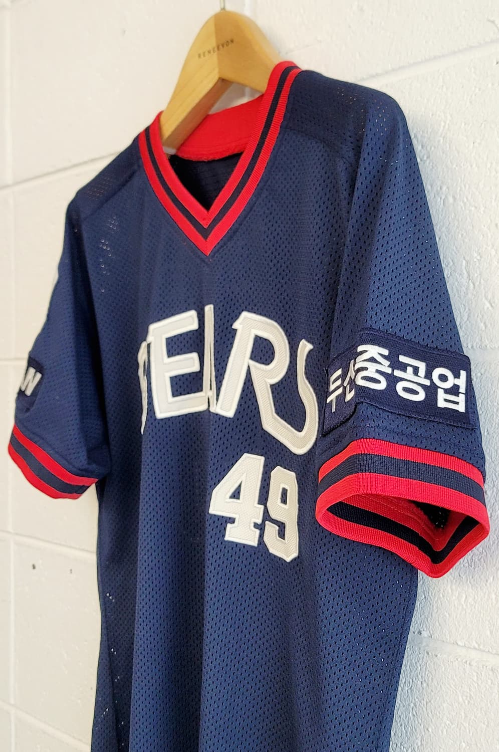 위팬(WEFAN) 두산베어스 올드 원정 유니폼판매 상품이미지6